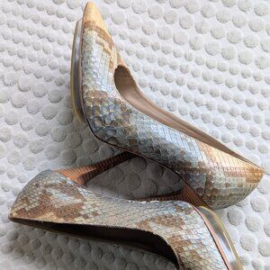 Michael Kors Snakeskin sized 39 EU/8 US Heels